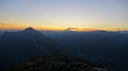 Vue sur Le Grand Som et le Mont-Blanc