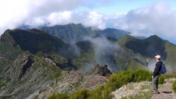 Vue au sommet du Pico Ruivo