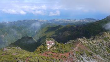 Vue au sommet du Pico Ruivo