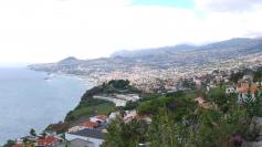 Vue sur Funchal du belvédère de Pinaculo